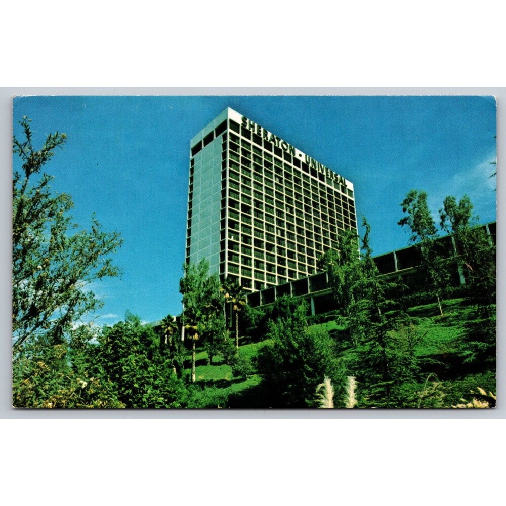 Postcard California Los Angeles Sheraton Universal Hotel of the Stars c1970s CA